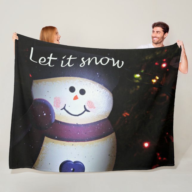 Låt det snöa fleecefilt (På plats)