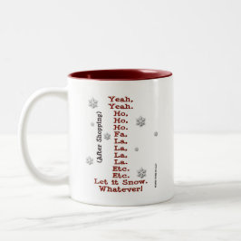 Låt det snöa - Före och efter köp - Mugg