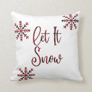 Låt det snöa fyllning kudde