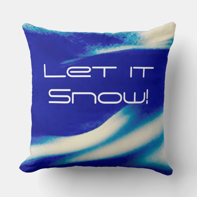 Låt det snöa fyllning kudde (Framsida)