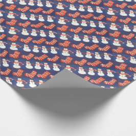 låt det snöa gåvainpackning presentpapper