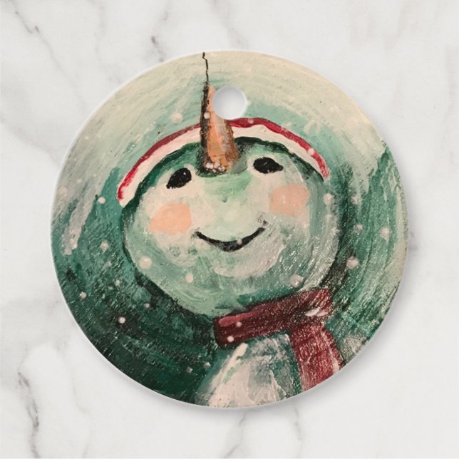 Låt det snöa! gåvor etiketter (Framsida)