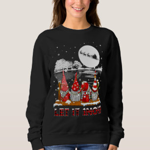 Låt det snöa Gnome Play jul Pajamas Family M T Shirt