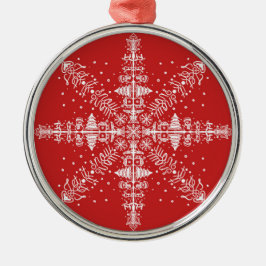 Låt det snöa Gömt Ord Ornament