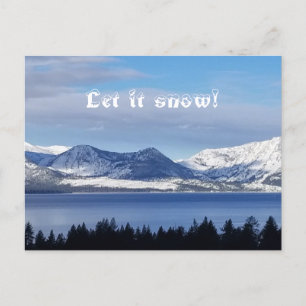 Låt det snöa! helg vykort