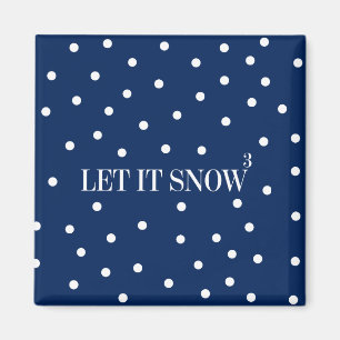 Låt det snöa Helgdag Magnet jul