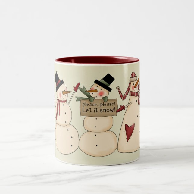 Låt det snöa Helgdag Mugg (Center)