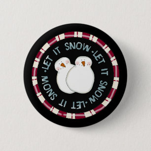 Låt det snöa Helgdag och skjortor Knapp