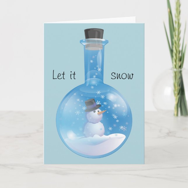 Låt det snöa helgkort (Framsida)
