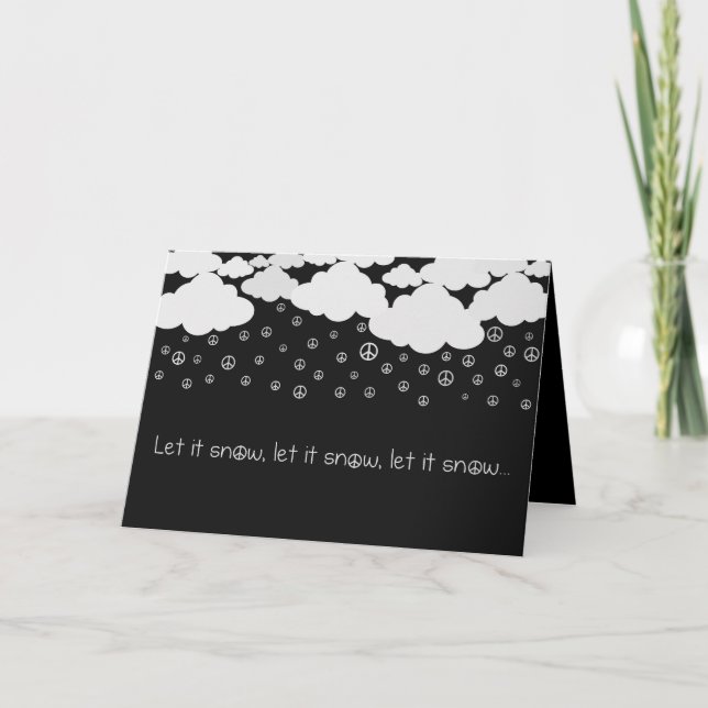 Låt det snöa helgkort (Framsida)