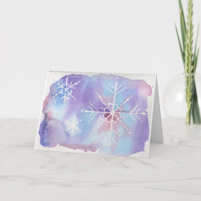 Låt det snöa! helgkort (Framsida)