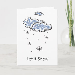 Låt det snöa helgkort