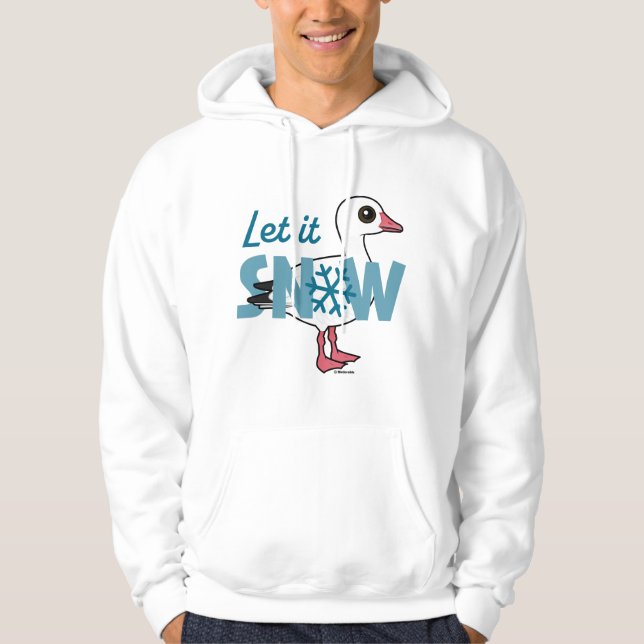 Låt det snöa! hoodie (Framsida)