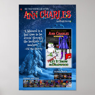 Låt det snöa inte i Deadwood poster Ann Charles