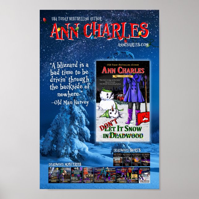 Låt det snöa inte i Deadwood poster Ann Charles (Framsidan)