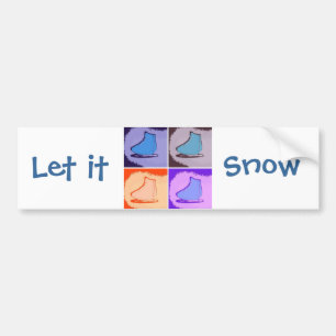 Låt det snöa isskikt/Låt det snöa Låt det snöa Bildekal