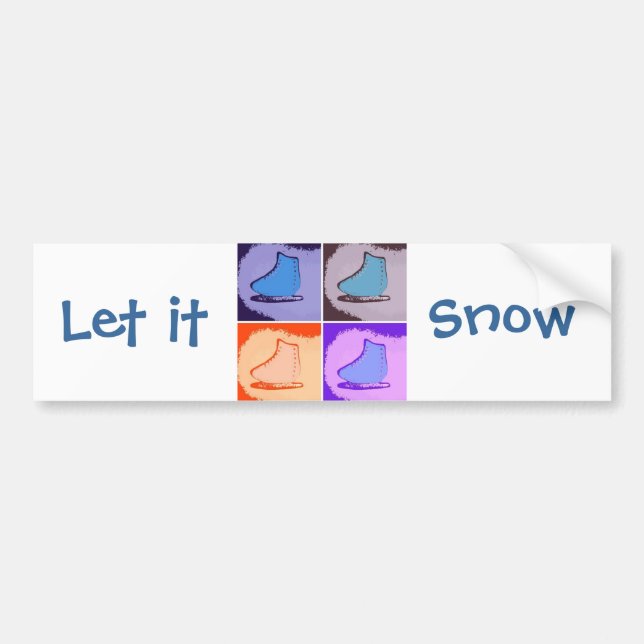 Låt det snöa isskikt/Låt det snöa  Låt det snöa Bildekal (Framsidan)