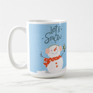 Låt det snöa jul kaffemugg