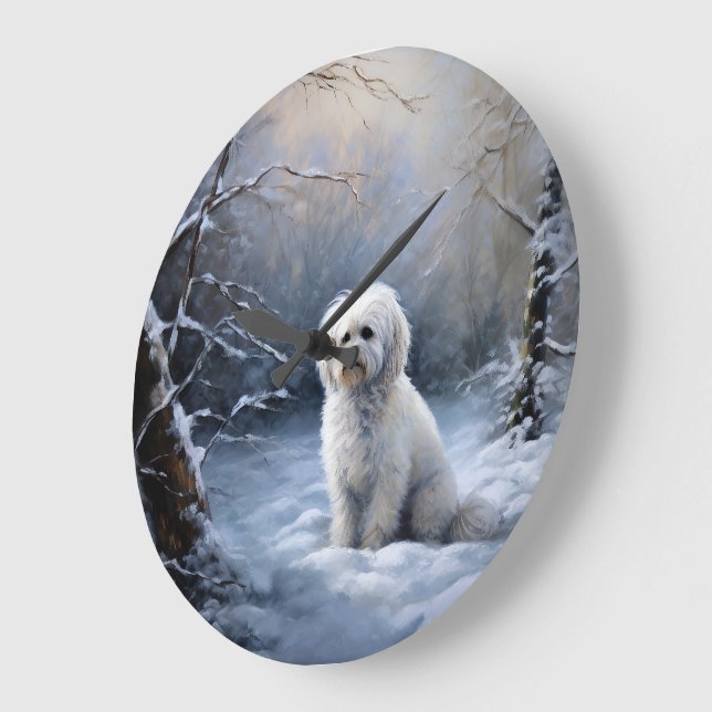 Låt det snöa jul på maltesiska stor klocka (Vinkel)