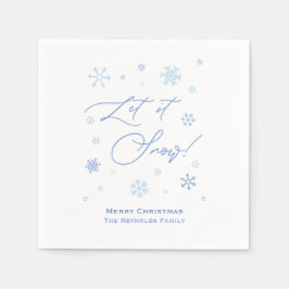 Låt det snöa jul Party Pappersservett