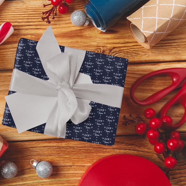 Låt det snöa jul Snöflingor Presentpapper (Skapare uppladdad)