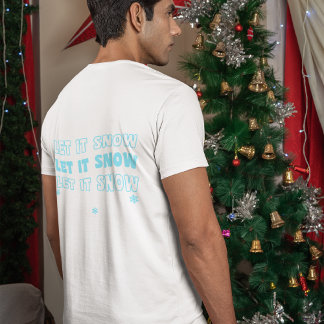 Låt det snöa jul t shirt