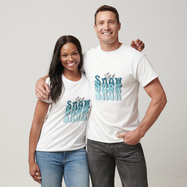 Låt Det Snöa Jul-T-shirt T Shirt (Unisex)
