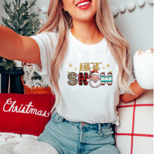 Låt det snöa julafton t shirt
