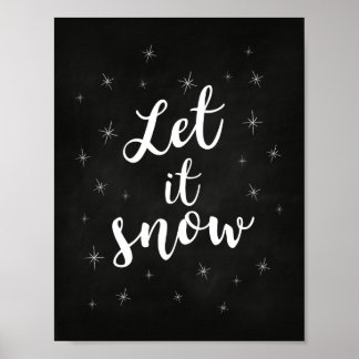 Låt det snöa; juldekaler poster