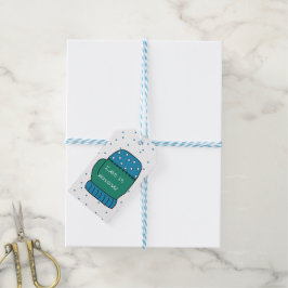 Låt det snöa Juletiketter Presentetikett