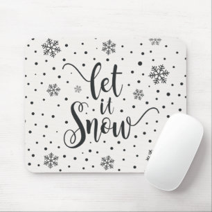 Låt det snöa julklapp Mousepad Musmatta
