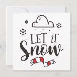 Låt det snöa julkort