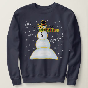 Låt det snöa julsötskjorta t shirt