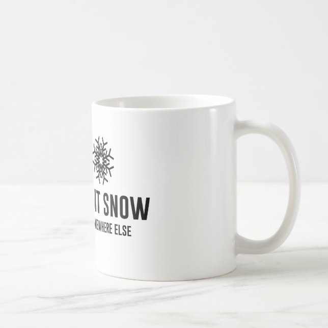 Låt det snöa kaffemugg (Höger)