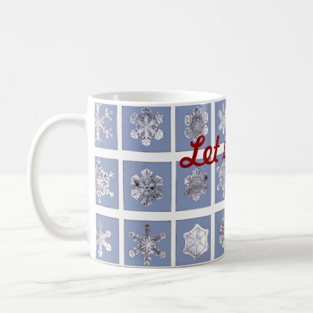 Låt det snöa! kaffemugg (Vänster)