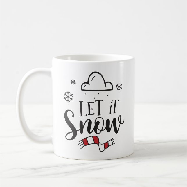Låt det snöa kaffemugg (Vänster)