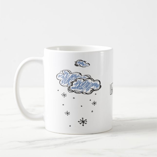 Låt det snöa kaffemugg (Vänster)