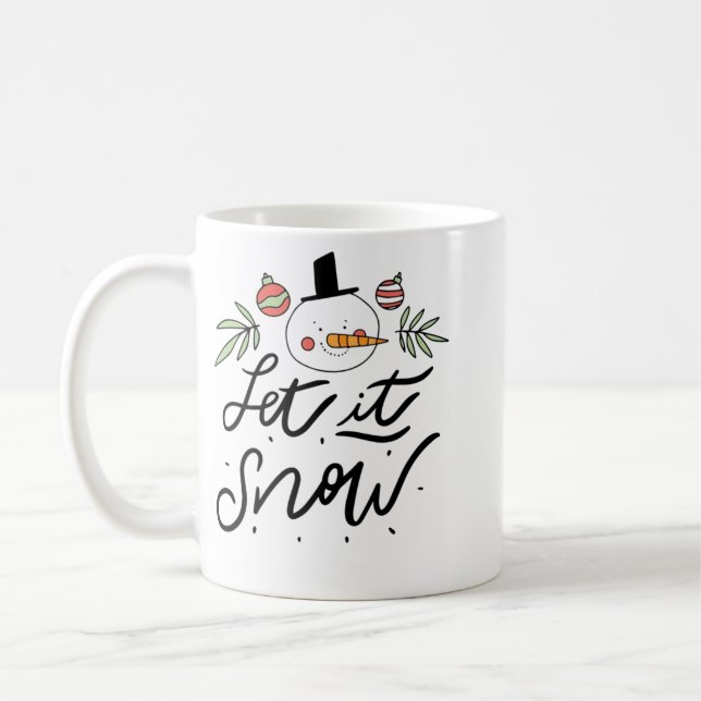 Låt det snöa kaffemugg (Vänster)