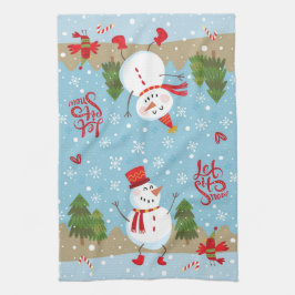 Låt det snöa kökshandduk