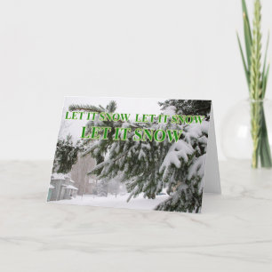låt det snöa kort