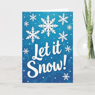 Låt det snöa-kort kort