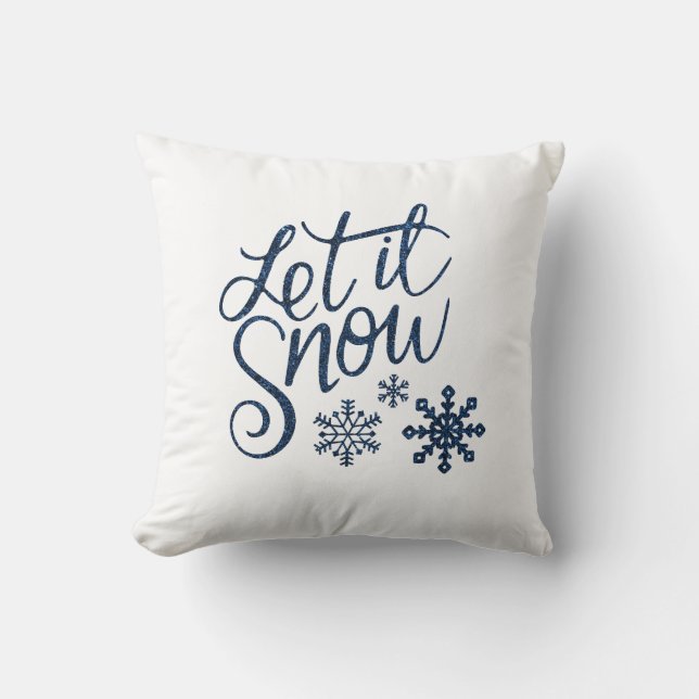 Låt det snöa kudde (Framsida)