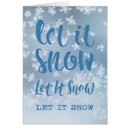 Låt det snöa, Låt det snöa, Låt det snöa! Hälsningskort