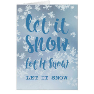 Låt det snöa, Låt det snöa, Låt det snöa! Hälsningskort