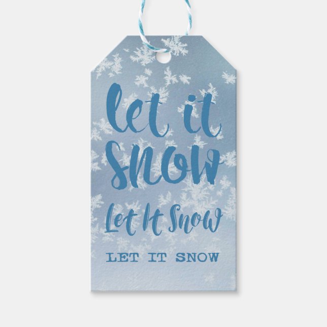 Låt det snöa, Låt det snöa, Låt det snöa! Presentetikett (Framsidan)