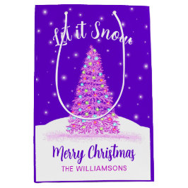 Låt det snöa Lila Julgran Helgdag