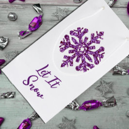 Låt det snöa Lila Snowflake