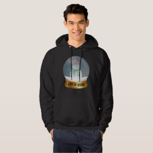 LÅT DET SNÖA lustigt snögubbe i världen Hoodie