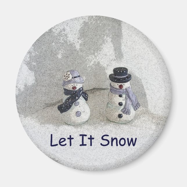 Låt det snöa magnet (Framsidan)