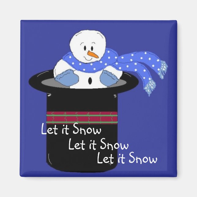 Låt det snöa magnet (Framsidan)